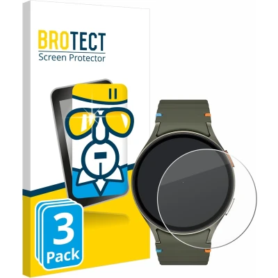 Afbeelding van BROTECT Glas Screenprotector voor Samsung Galaxy Watch 7 (44 mm) Gehard Beschermglas 9H (3 Stuks)