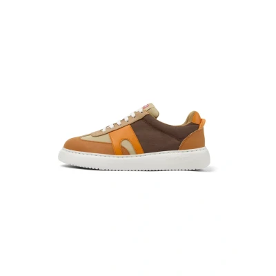 Afbeelding van Camper Runner K21 Sneakers laag, Dames, Maat: 40, Beige braun Polyester