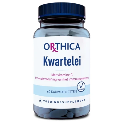 Afbeelding van Orthica Kwartelei Kauwtabletten 60KTB