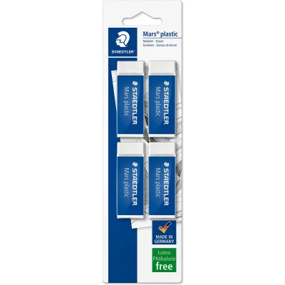 Afbeelding van Gum Staedtler Mars blister à 4 stuks