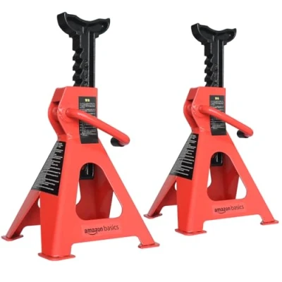 Afbeelding van Amazon Basics Stalen krik, inhoud 1,8 ton, 1 paar