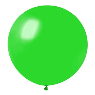 Afbeelding van Enveloppen 10 stuks premium natuurlijke latex ballonnen G40 (Ø 100 cm / 40 inch), donkergroen