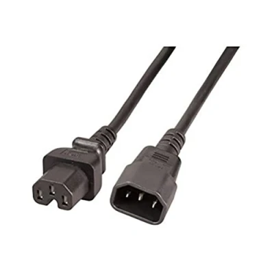 Afbeelding van EFB Elektronik apparaatsnoer C14 stekker Mannelijk naar C15 Vrouwelijk 2 meter Zwart