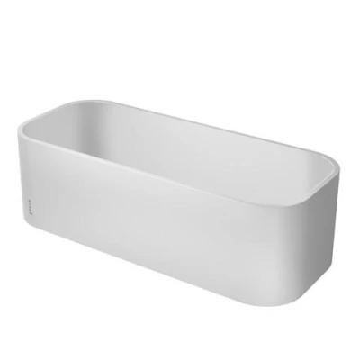 Afbeelding van Geesa Frame Douchemand van kunststof, voor gebruik als doucherek of wandrek, wit, 250 x 80 110 mm