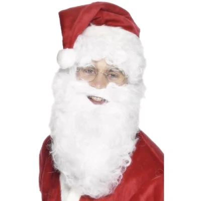 Afbeelding van Dressing Up &amp; Costumes Christmas Santa Beard, Economy