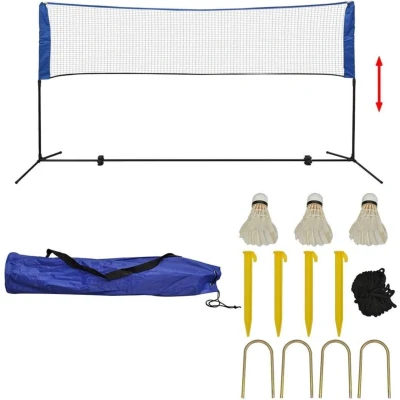 Afbeelding van Badminton Net Met Shuttles 300X155 Cm