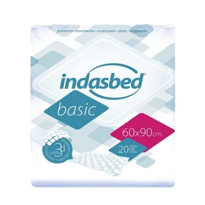 Afbeelding van Indasbed Basic 20 stuks beschermfolie voor bed, 60 x 90 cm