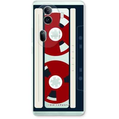 Afbeelding van Case Company® hoesje geschikt voor Oppo Reno 11 Pro Here&#039;s your tape Soft Cover Telefoonhoesje Bescherming aan alle Kanten en Schermrand