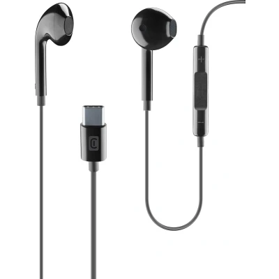 Afbeelding van Cellularline Orbit Headset Bedraad In ear Oproepen/muziek USB Type C Zwart