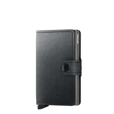 Afbeelding van Secrid Miniwallet portemonnee Mirum Plant Based black Dames
