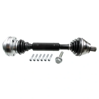 Afbeelding van FEBI BILSTEIN 181721 Aandrijfas Vooras links Met vet moer VOLKSWAGEN: GOLF 6, Touran I, Caddy 3, AUDI: A3 Hatchback, Sportback