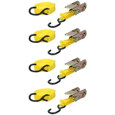 Afbeelding van Set Spanbanden Met Ratel 4 Stuks