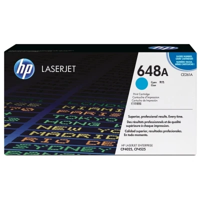 Image de HP 648A toner LaserJet cyan authentique