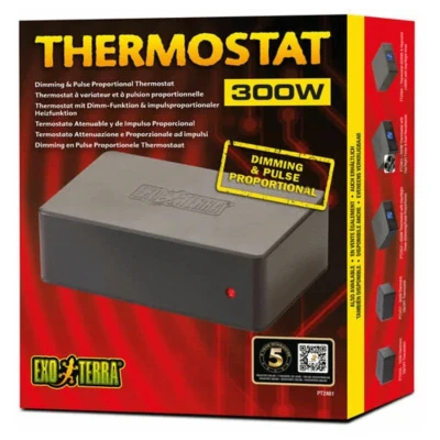 Afbeelding van Exo Terra Verwarming Reptielen Thermostaat Dimbaar &amp; Puls 300w 28x21,5x5,3cm 1st