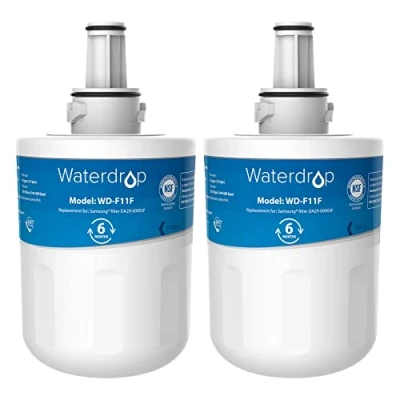 Afbeelding van Waterdrop DA29 00003F koelkast waterfilter, vervanging voor Samsung® Aqua Pure Plus 00003F, HAFIN1, 00003A, 00003B, DA61 00159A, DA97 06317A, pakket kan variëren (2)