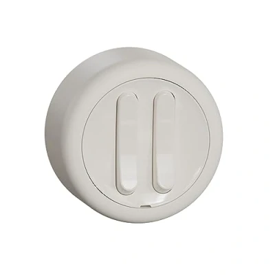 Afbeelding van Schneider Electric ELSO WDE015816 Renova 16 AX dubbele schakelaar voor vochtige ruimtes, opbouwmontage, 250 V, AC wit
