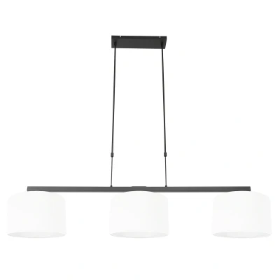 Afbeelding van Steinhauer hanglamp Stang zwart metaal 3458ZW