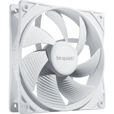 Afbeelding van be quiet! Pure Wings 3 White 120mm PWM, 120x120x25, 1600 rpm, 25,5 dB, 49,9 cfm, 1,45 mm/H20 4 pin PWM BL110