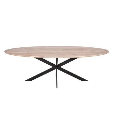 Afbeelding van Eiken eettafel Ferris Ovaal 210 cm Naturel