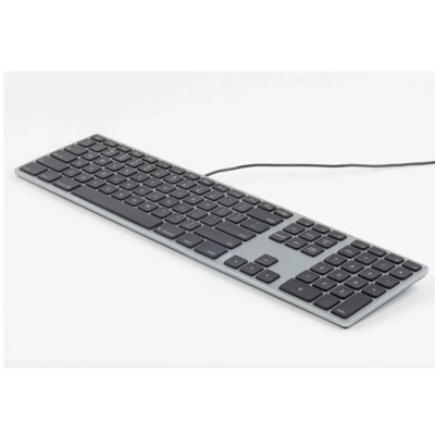Afbeelding van Matias Bedraad RGB toetsenbord / klavier AZERTY MacBook space grey FK318LB FR