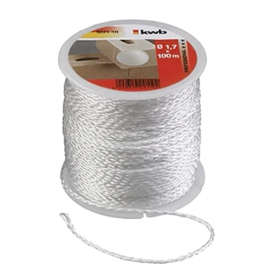 Afbeelding van kwb 922110 Muursnoer 1,7 mm Wit 100 m