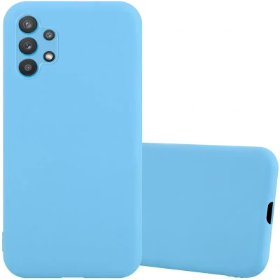 Afbeelding van Cadorabo Hoesje geschikt voor Samsung Galaxy A32 4G in CANDY BLAUW Beschermhoes gemaakt van flexibel TPU silicone Case Cover