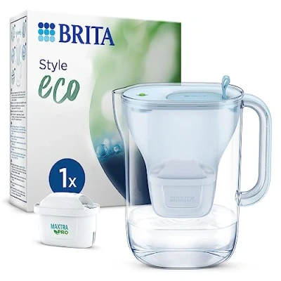 Afbeelding van Brita Eco Waterfilterkan Blauw 1ST