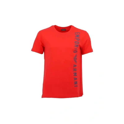 Afbeelding van Emporio Armani Eagle Tshirt print, Heren, Maat: Small, Red