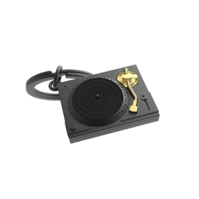 Image de Porte clés Metalmorphose Platine Vinyl Noir