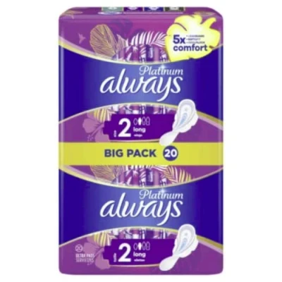 Afbeelding van Always Maandverband platinum long (40 stuks)