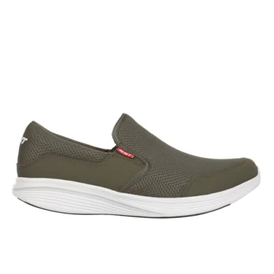 Afbeelding van MBT Modena III Baskets à enfiler pour homme, vert militaire, 42.5 EU