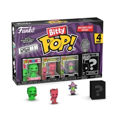 Image de Pack 4 figurines Funko Bitty Pop The Nightmare before Christmas Oogie Boogie