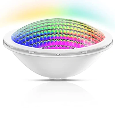 Afbeelding van LyLmLe Led zwembadspot PAR56, 20 W, zwembadspot, RGB, meerkleurig, ledlicht, synchrone spot, stralingshoek 120 graden, IP68 waterdicht, AC 12 V, geen controller
