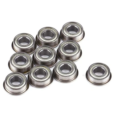 Afbeelding van Kogellagers, 10 stuks metalen stalen beschermde mini kogellagers met flens F686ZZ 6 x 13 5 mm