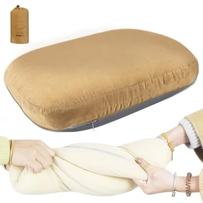 Afbeelding van Coussin De Voyage: Voyage Memoire Forme, Oreiller Camping, Cervical En Mousse, à Mémoire Forme Pour Le Voiture