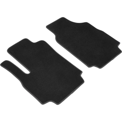 Afbeelding van WALSER Premium 80876 Vloermatset Polyester, PU (Polypropyleen) voor en achter Antraciet/Zwart Op maat gemaakt