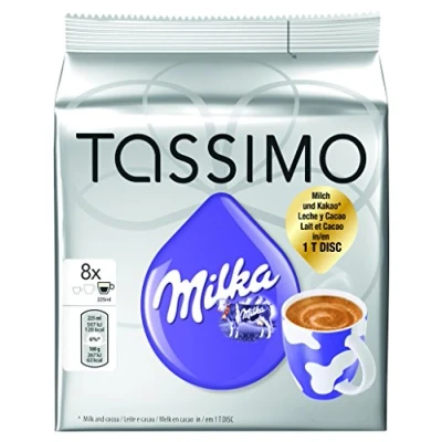 Afbeelding van Tassimo Milka 5 x 8 T discs warme chocolademelk, 40 porties