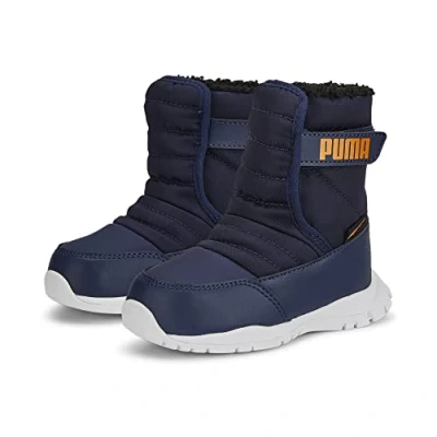 Afbeelding van Puma Nieve BOOT WTR Unisex Snowboots peacoatvibrant orange voor kinderen, Maat: 25, Peacoat vibrant Kunststof/ textiel