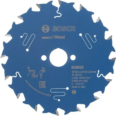 Afbeelding van Bosch Accessories Expert for Wood 2608644005 Cirkelzaagblad 130 x 20 1.6 mm Aantal tanden: 16 1 stuk(s)