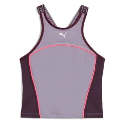 Afbeelding van Puma FIT Train Strong Fitted TANK Top, Dames, Maat: XS, Pale plum