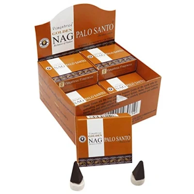Afbeelding van Satya Wierookkegels Golden Nag Palo Santo (20 gram)