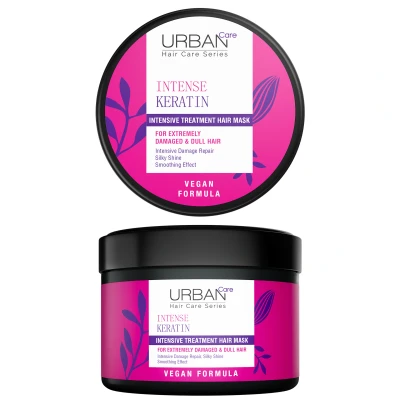 Afbeelding van Urban Care Intense &amp; Keratin Intensief Haarmasker 230 ml