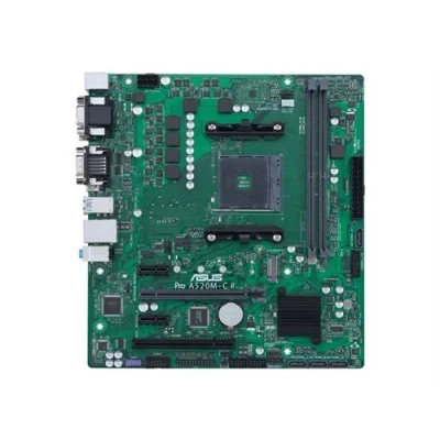Image de ASUS Pro A520M C II/CSM carte mère micro ATX Socket AM4 AMD A520 Chipset USB 3.2 Gen 1 Gigabit LAN graphique embarquée (unité centrale requise) audio HD (8 canaux) Corporate Stable Model (CSM)