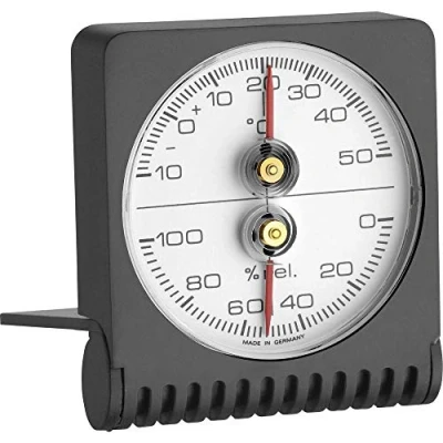 Afbeelding van TFA Dostmann 7601 Thermo en hygrometer Zwart