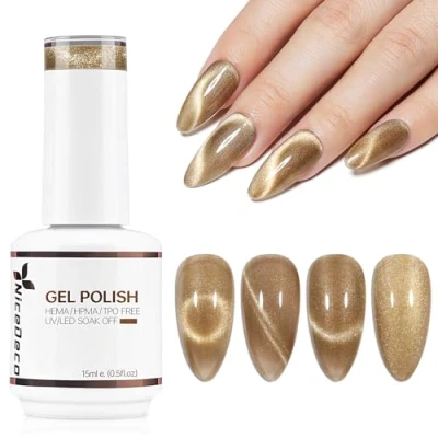 Afbeelding van Nicedeco 15 ml Cat Eye Gel nail Polish, UV/LED, soak off, magnetische gel, art, manicure, pedicure, voor professioneel, salon en thuis, gebruik N294