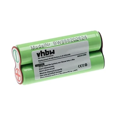 Afbeelding van vhbw Oplaadbare batterij, compatibel met Philips Bodygroom BG2040/34, Series 3000, 5000, scheerapparaat, 950 mAh, 2,4 V, NiMH