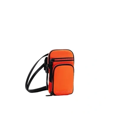 Afbeelding van Desigual Telefoontasje Mone Logout Dafne Smartphone Bag Orange Oranje