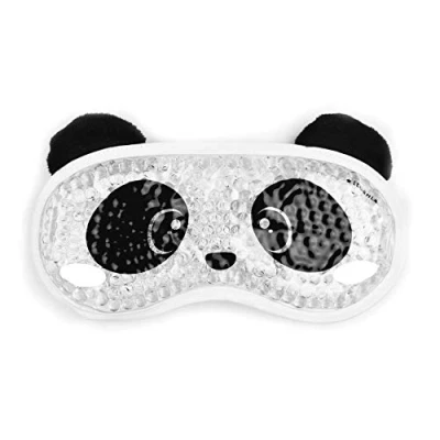 Afbeelding van Legami Chill Out, Gel oogmasker, 19,5 x 11 (H max) cm, pvc en polyester, panda thema, herbruikbaar masker, verstelbare elastiek, perfecte pasvorm, warm koud effect