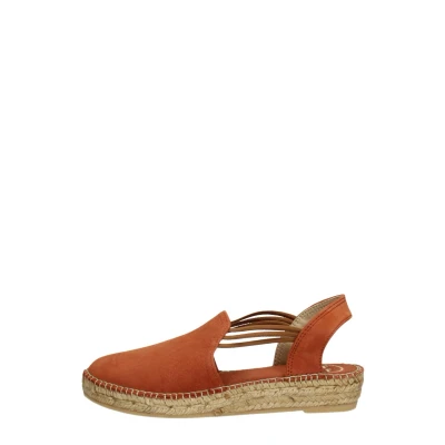 Afbeelding van Toni Pons Nuria Suede Dames Espadrilles Brandy Maat 36