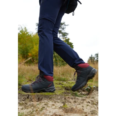 Afbeelding van Mammut NOVA IV MID GTX Outdoorschoenen, Dames, Maat: 42, Black/blood red Nubukleer/ textiel